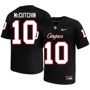 UH Coogs Mens 2026 #10 Black College Football Latreveon McCutchin Jerseys 484823-579