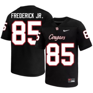 UH #85 Black Men Embroidery Traville Frederick Jr. College Football Jerseys 312569-674