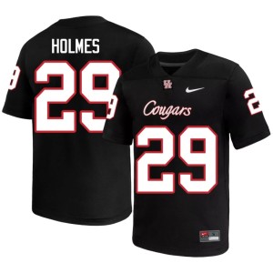 Houston Cougars Black College Football Stitched Mens #29 Javen Holmes Jerseys 786250-122