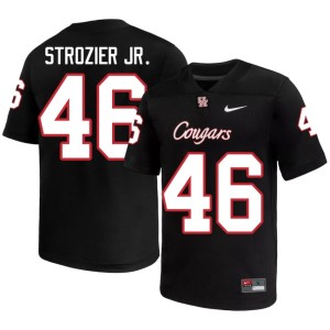 UH Coogs Black Jeffrey Strozier Jr. College Football #46 2026 Mens Jersey 216300-327