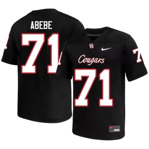 Houston Cougars Noah Abebe Mens Stitched #71 Black College Football Jerseys 868259-467