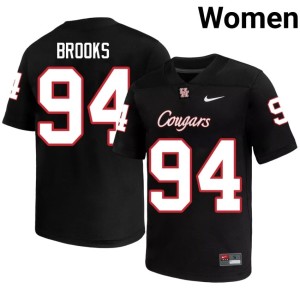 Houston Black Women's Carmello Brooks #94 Game College Football Jerseys 259259-315