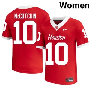 Coogs Red Latreveon McCutchin Game College Football #10 Womens Jerseys 901052-674