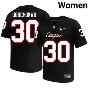 Cougars 2026-27 Women's #30 Black Richmond Ugochukwu College Football Jerseys 196498-826