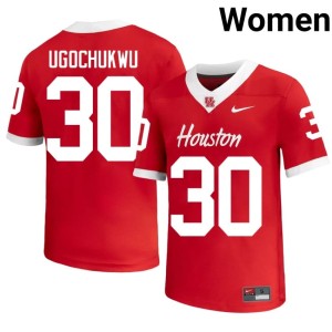University of Houston Red Womens 2026 Richmond Ugochukwu College Football #30 Jersey 674454-246
