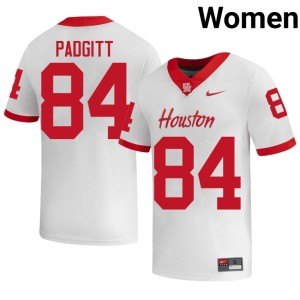 Houston #84 Womens White 2026-27 Samuel Padgitt College Football Jersey 437532-666