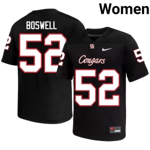 Houston #52 Black 2026-27 Womens College Football Anthony Boswell Jersey 169424-100