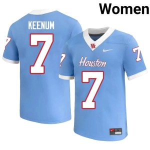 U of H Cougars 2026 Case Keenum #7 Blue Womens College Football Jerseys 675312-891