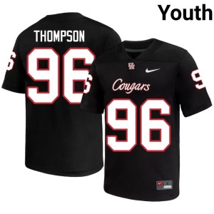 UH Youth 2026 Black College Football #96 Eythan Thompson Jerseys 177200-676