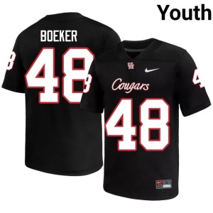 Houston College Football Grayson Boeker #48 Black Youth Alumni Jerseys 782435-949