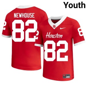 U of H Cougars Alumni Youth #82 Jack Newhouse Red College Football Jerseys 798252-866