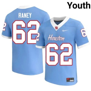 UH Jack Raney Official College Football Youth #62 Blue Jerseys 452104-525