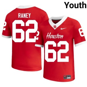 UH College Football Jack Raney Red Youth High School #62 Jerseys 696771-551