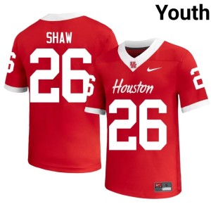 Coogs Game Youth College Football #26 Red Jamaal Shaw Jersey 836487-659