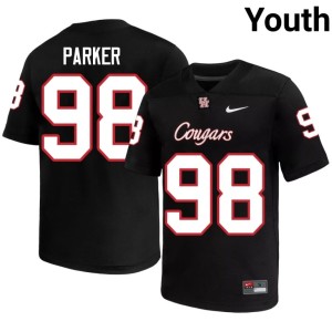 UH Black Youth Stitched Myles Parker #98 College Football Jerseys 467194-275
