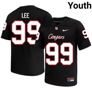 Houston Coogs Official Quindario Lee #99 College Football Black Youth Jersey 586819-631