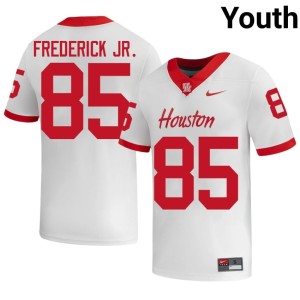 Houston Cougars Youth College Football #85 Limited White Traville Frederick Jr. Jersey 356328-582