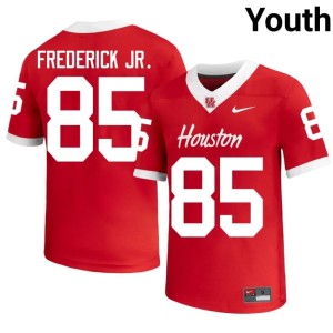 Cougars Youth Red Traville Frederick Jr. College Football #85 NCAA Jerseys 830136-779