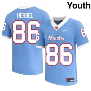 HOU Cougars Wyatt Herbel #86 2026 College Football Blue Youth Jerseys 762533-719