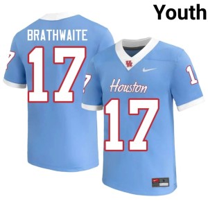 Cougars Christian Brathwaite College Football #17 Blue Youth 2026-27 Jersey 994360-992