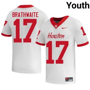 Coogs Youth White Christian Brathwaite College Football Player #17 Jerseys 972464-238