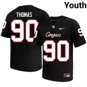 UH Coogs Youth College Football High School De'Marion Thomas #90 Black Jerseys 720698-510