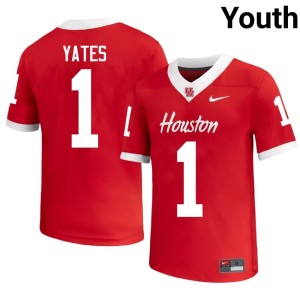 UH Coogs #1 Limited Red Jaden Yates College Football Youth Jersey 497944-887