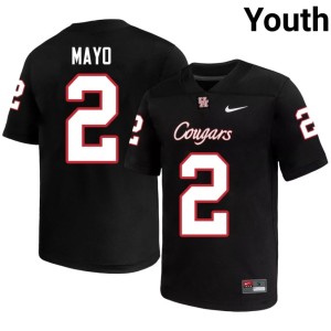 University of Houston Cougars Black Youth College Football Jalen Mayo #2 Game Jersey 770028-599
