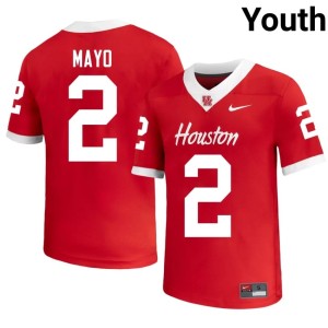 Cougars College Football Red #2 Youth 2026 Jalen Mayo Jerseys 841632-432