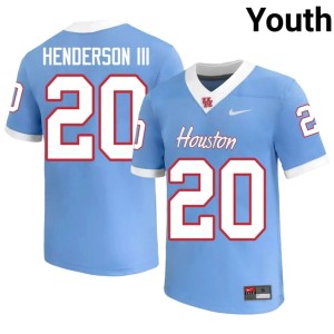 Houston Cougars Alumni Youth College Football James Henderson III Blue #20 Jerseys 858779-105