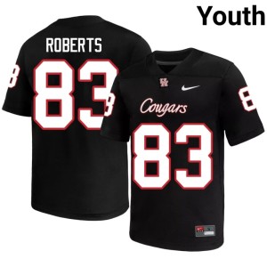 Houston Cougars #83 Alumni Keavon Roberts College Football Youth Black Jersey 852845-351