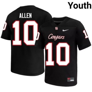 Houston Coogs #10 College Football Black Youth 2026 Kyle Allen Jersey 161929-961