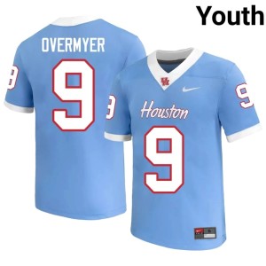 University of Houston #9 Youth Limited Blue College Football Patrick Overmyer Jersey 895603-373