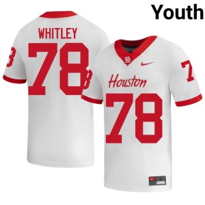 UH White #78 2026-27 Youth Wilson Whitley College Football Jerseys 309543-766