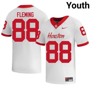 Coogs Xavier Fleming Youth Alumni College Football #88 White Jersey 877477-139
